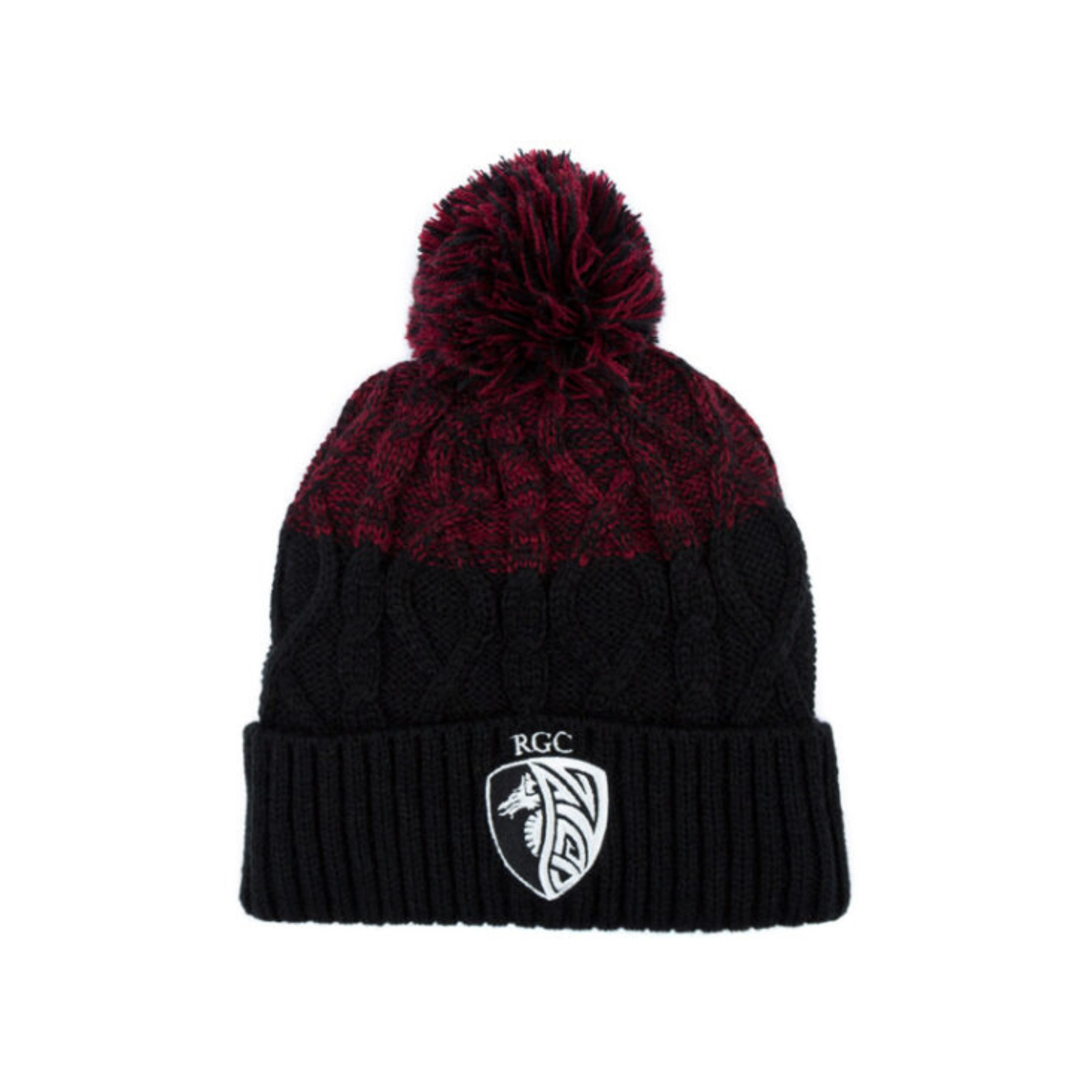 Fleece Lined Purple Cable Hat